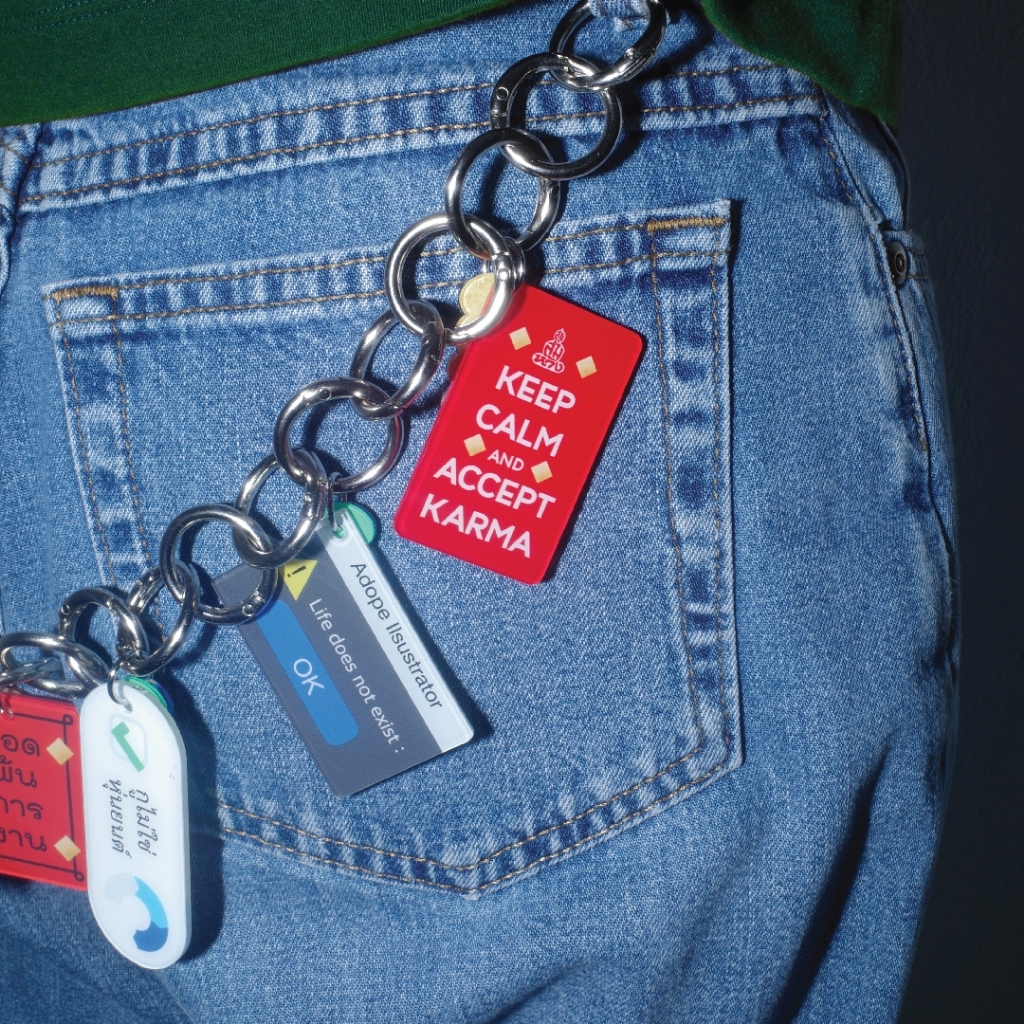Karma Calls - Acrylic Keychain : พวงกุญแจอะคริลิกรุ่นกรรมตามทัน