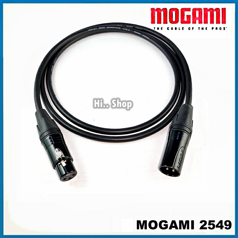 สายไมค์ บาลานซ์ XLRเมีย -  XLRผู้  สายMOGAMI 2549  หัว Lidge/Jiasound