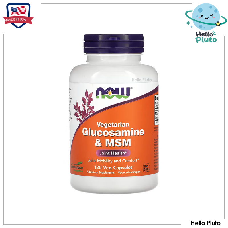 Now foods, Vegetarian Glucosamine & MSM, 120 VegCapsules