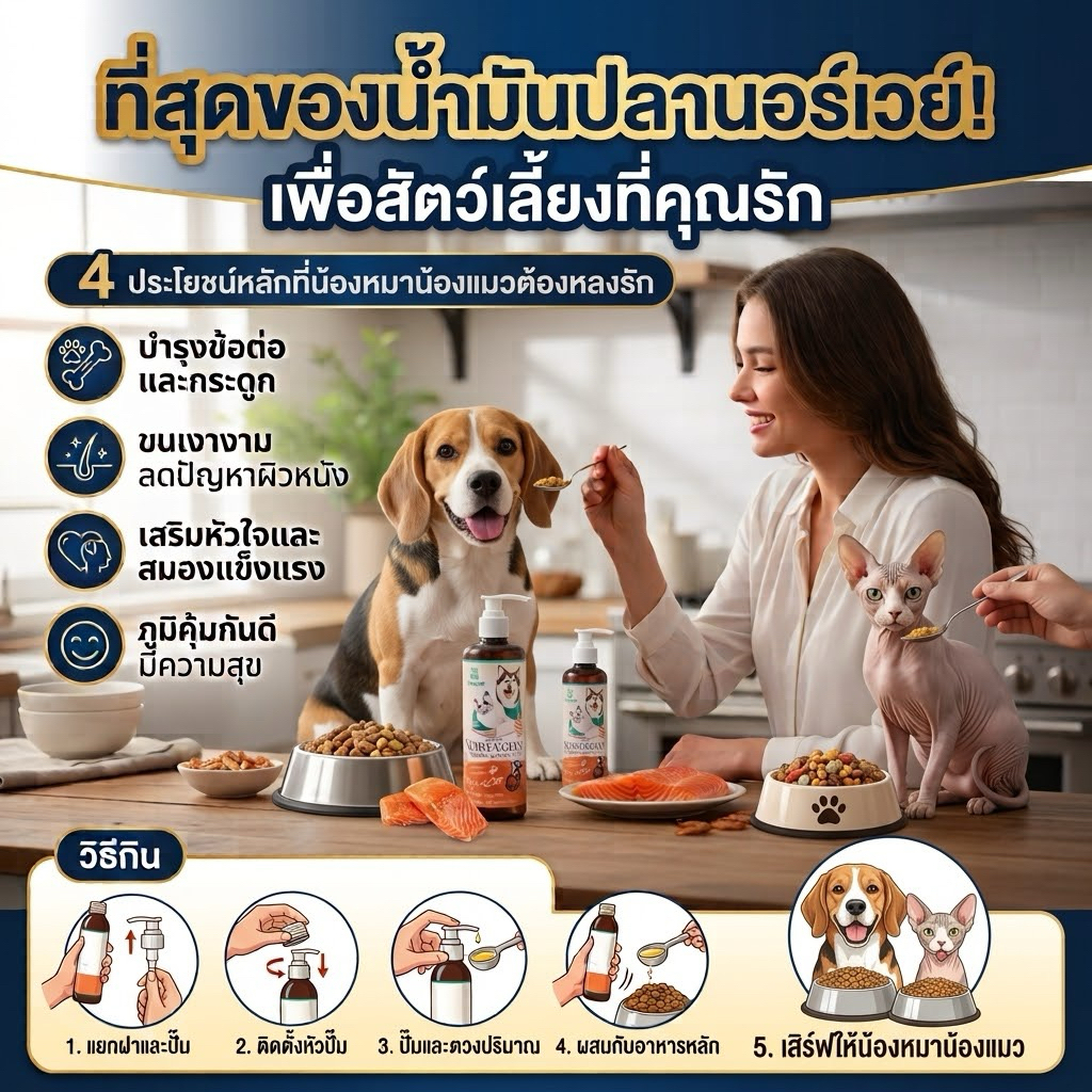 (100ml)น้ำมันปลาแซลมอน BETAPET Premium จากประเทศ Norway สำหรับสุนัขและแมว บำรุงขนผิว ช่วยให้เจริญอาหาร