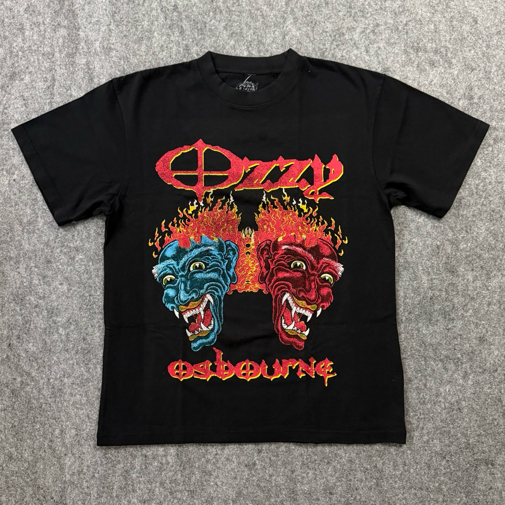 🚚พร้อมส่ง เสื้อวง OZZY OSBOURNE T-SHIRT - TATTOOS (BLACK) ลิขสิทธิ์แท้ USA