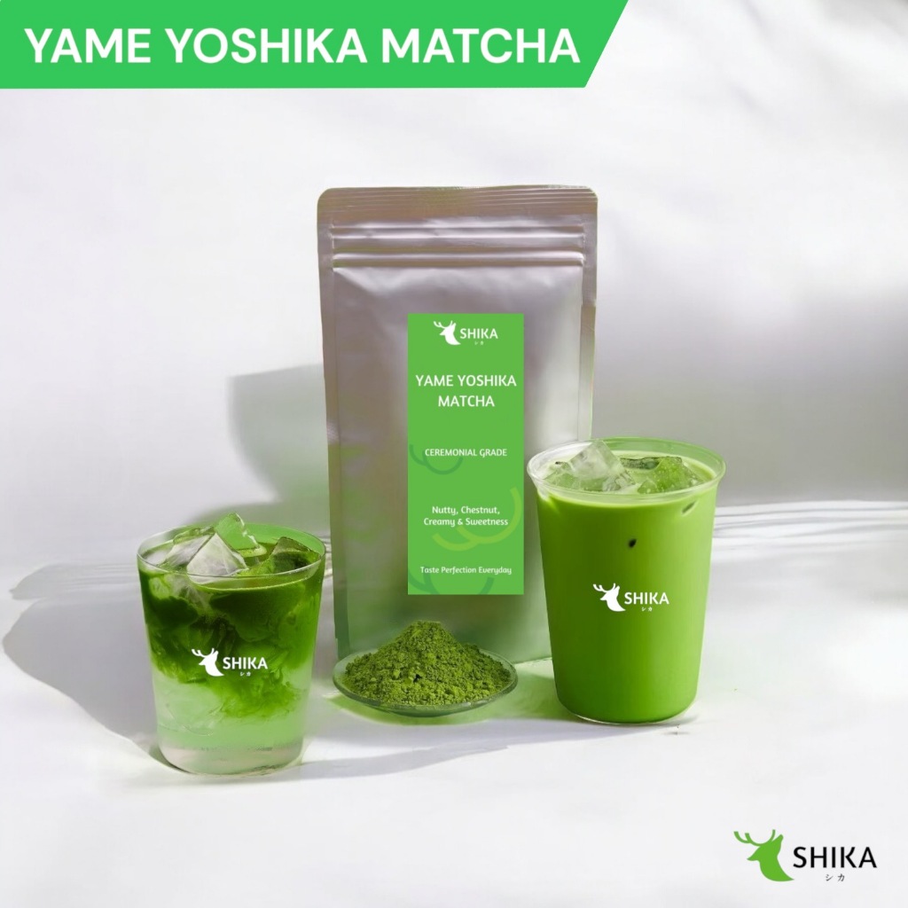 SHIKA MATCHA | YAME YOSHIKA MATCHA ยาเมะ โยชิกะ มัทฉะ ผงมัทฉะแท้ 100%
