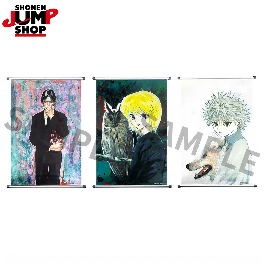 (🔴SOON ทักแช็ตก่อนสั่ง) [LOT CN] HUNTER X HUNTER JUMP SHOP Wall Scroll ภาพแขวนผนัง ขนาด 60 x 40 cm