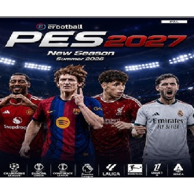 แผ่นเกม PS2 PES 2027 ภาษาอังกฤษ อัพเดท