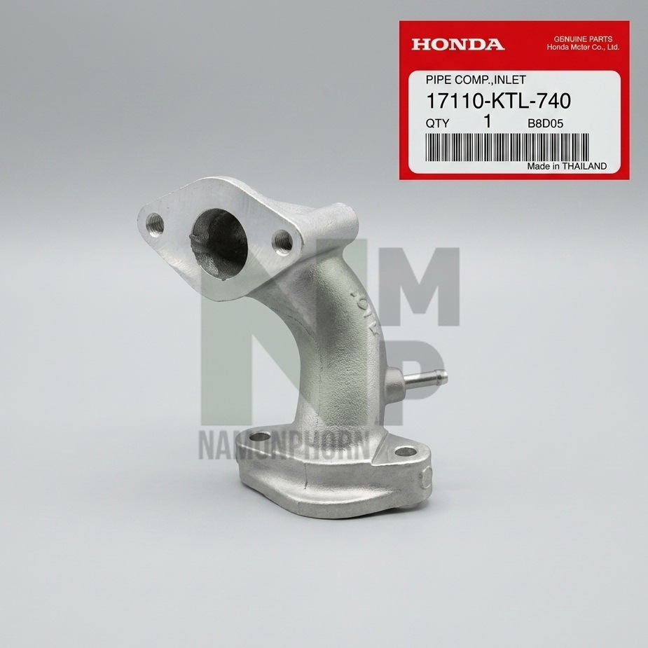 ท่อไอดี ,คอเรือนลิ้นเร่ง ,ข้อต่อเรือนลิ้นเร่ง WAVE 100S U-BOX แท้ HONDA INTAKE MANIFOLD  70
