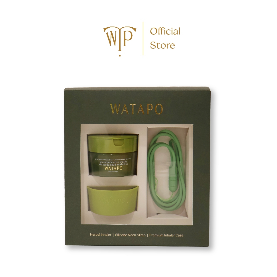 Watapo Boxset Herbal Inhaler Lemon and Kaffir lime
