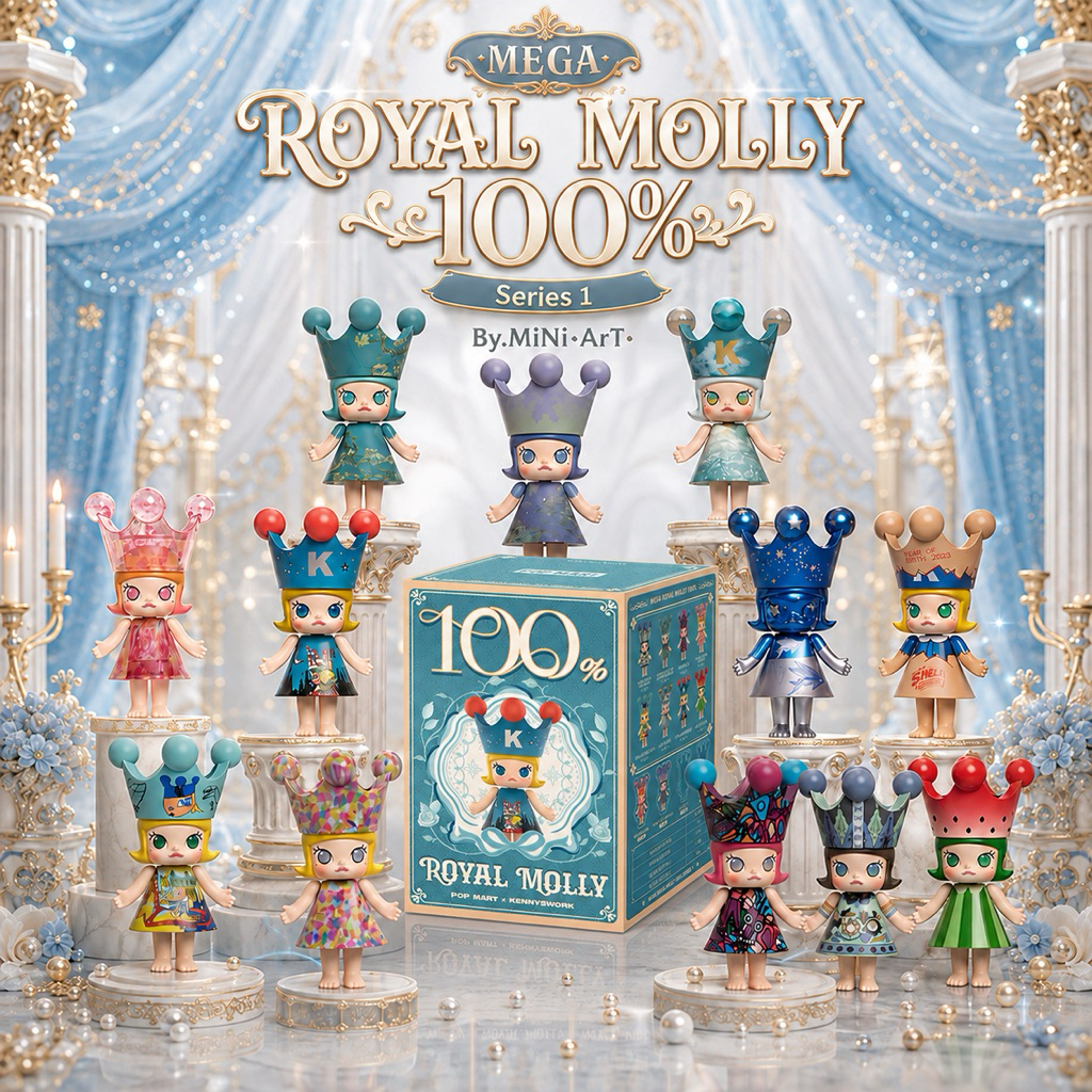 ( พร้อมส่งใน ) MEGA ROYAL MOLLY 100% Series 1