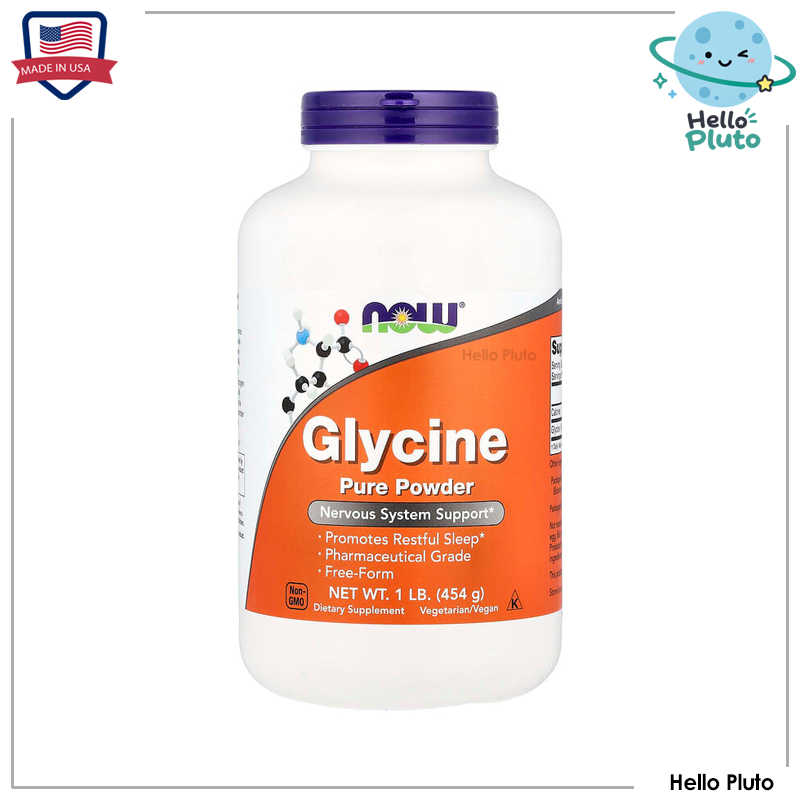 NOW Foods, Glycine, Pure Powder, 1 lb (454 g)