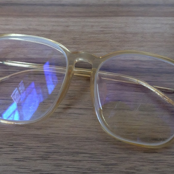 Mujosh MJ101FF074 Glasses Size 54/18 145mm สีเหลืองใส