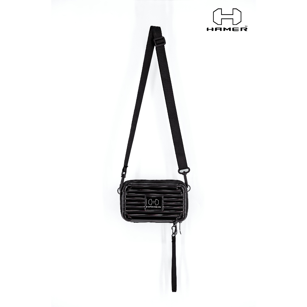 HAMER4x4 กระเป๋าสะพายข้าง HAMER HARD CASE - BLACK สีดำ
