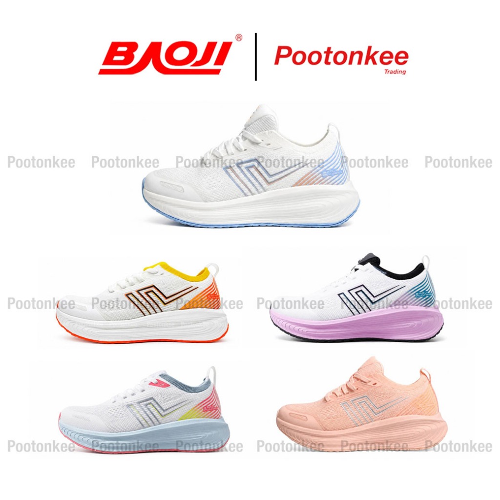 BAOJI บาโอจิ  รุ่น BJW 1153 รองเท้าผ้าใบ รองเท้าวิ่งผู้หญิง