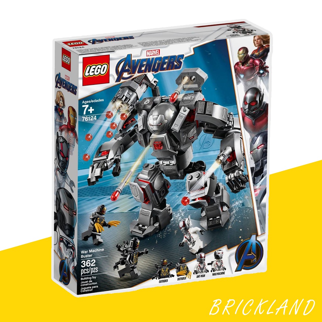 LEGO Marvel Avengers 76124 War Machine Buster ของแท้ 100% พร้อมส่ง