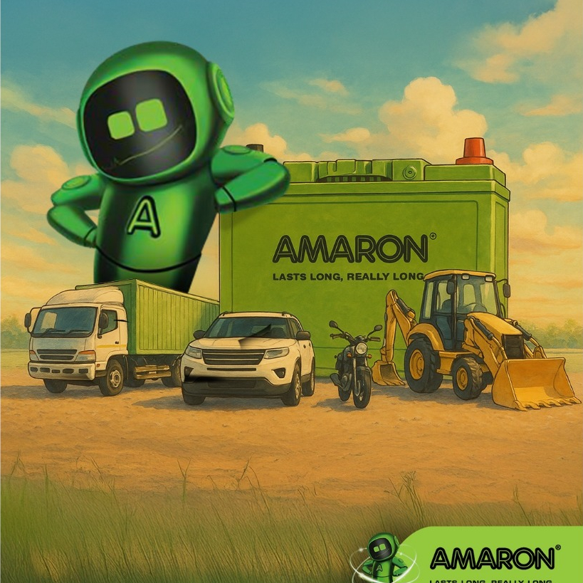แบตเตอรี่ AMARON GO รุ่น 65D26  (ส่งด่วนได้รับสินค้าวันนี้) 12V 65AH (SMF) แบตเตอรี่แห้ง