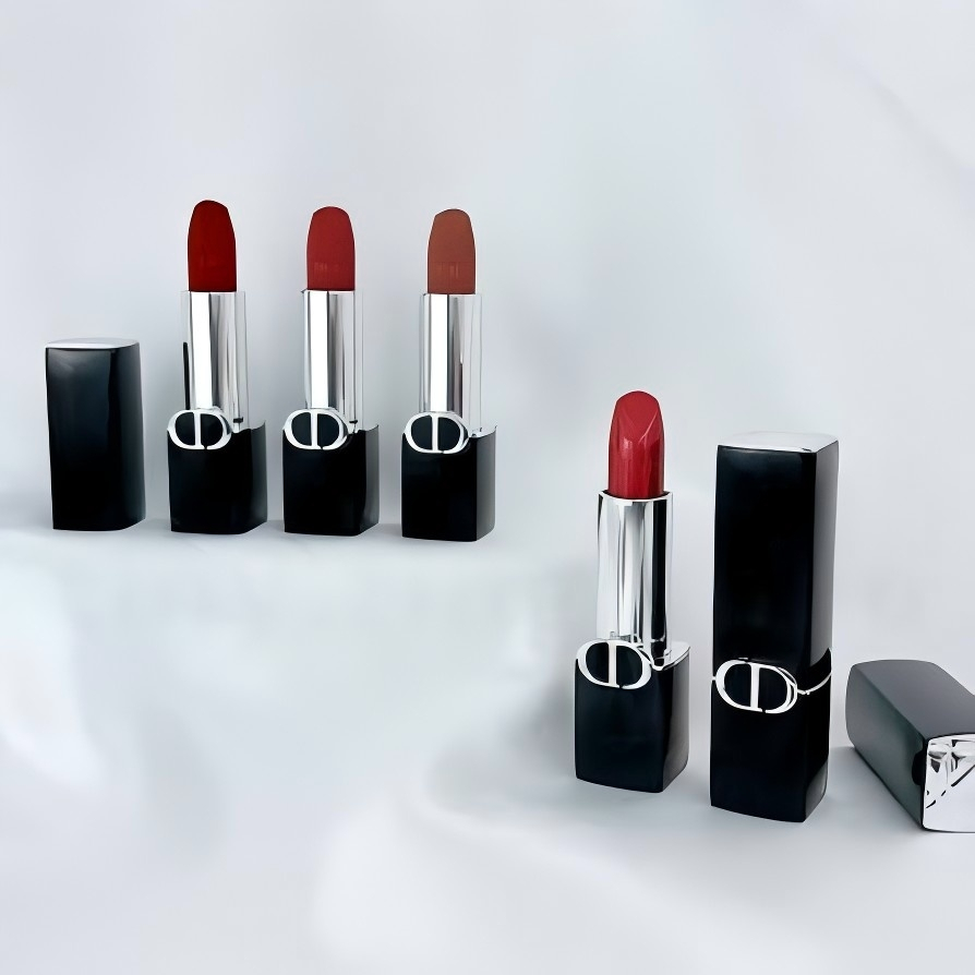 ใหม่เอี่ยมของแท้🌸พร้อมส่ง ด่วนDior Rouge Lipstick Velvet 3.5g #100 #217 #772 ลิปสติกเนื้อกำมะหยี่ บางเบา ไม่แห้ง ของแท้