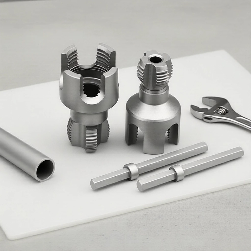 ชุดต๊าบเกลียวท่อ PVC 4หุน-6หุน เครื่องมือทำเกลียวท่อประปา เครื่องมือต๊าปเกลียวท่อภายในและภายนอกแบบบูรณาการสําหรับท่อ