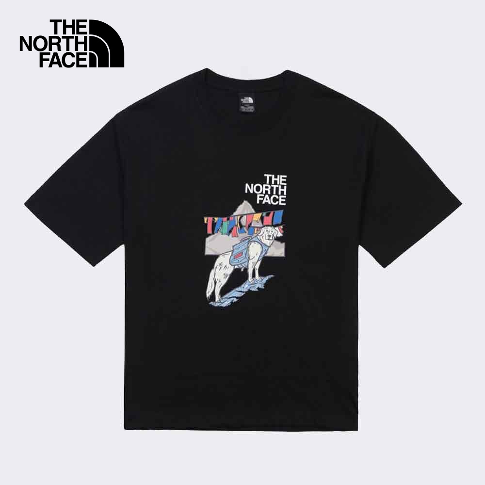 THE NORTH FACE UNISEX HEAVYWEIGHT MTN OVS SS TEE GRAPHICT(ดูตารางไซส์ ASIA/AP) - TNF BLACK เสื้อยืด UNISEX