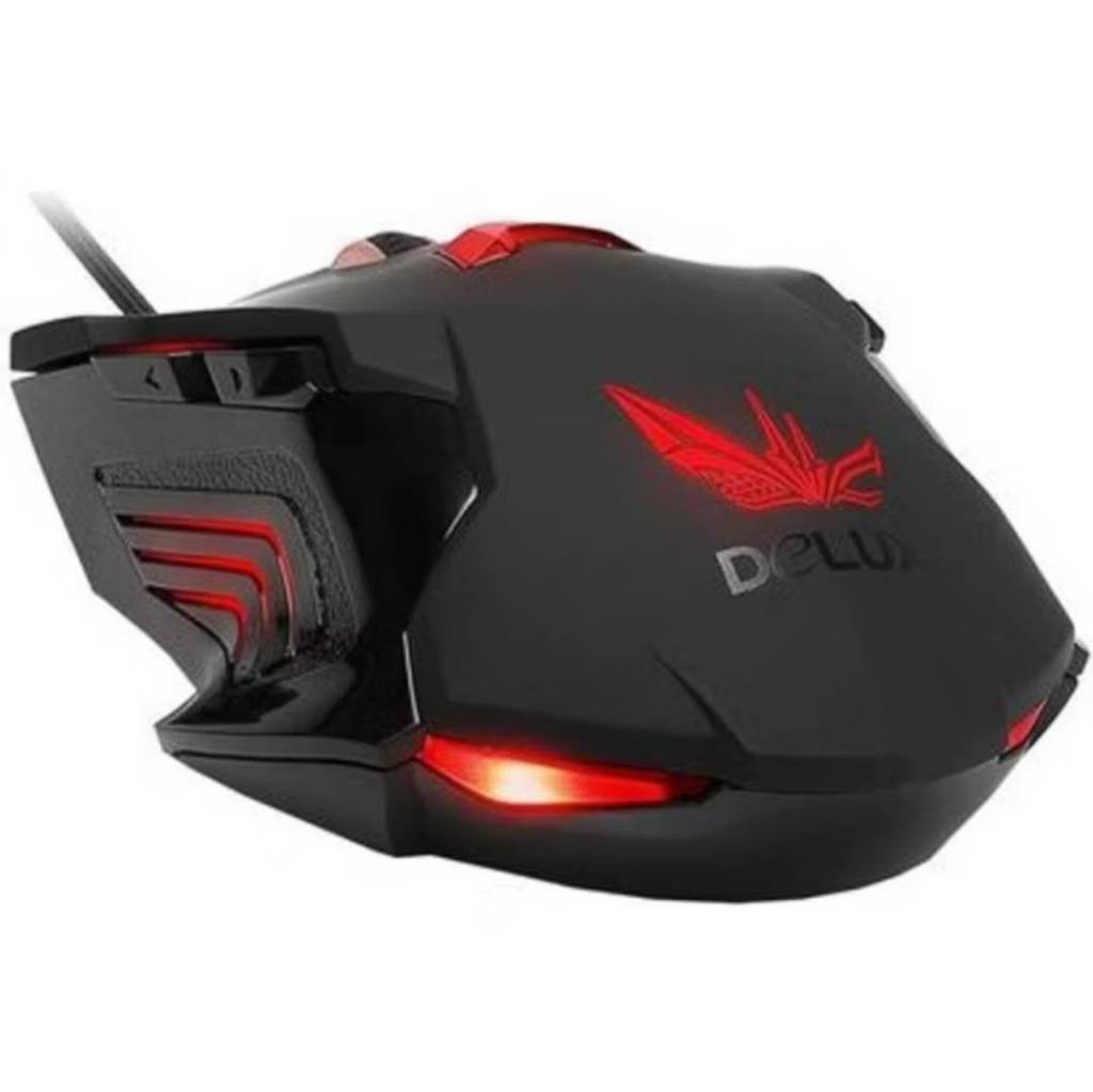 DeLUX M811 7D USB Wired 8200 DPI Laser Wired Gaming Mouse ประเภท: เมาส์เกมมิ่งแบบมีสาย