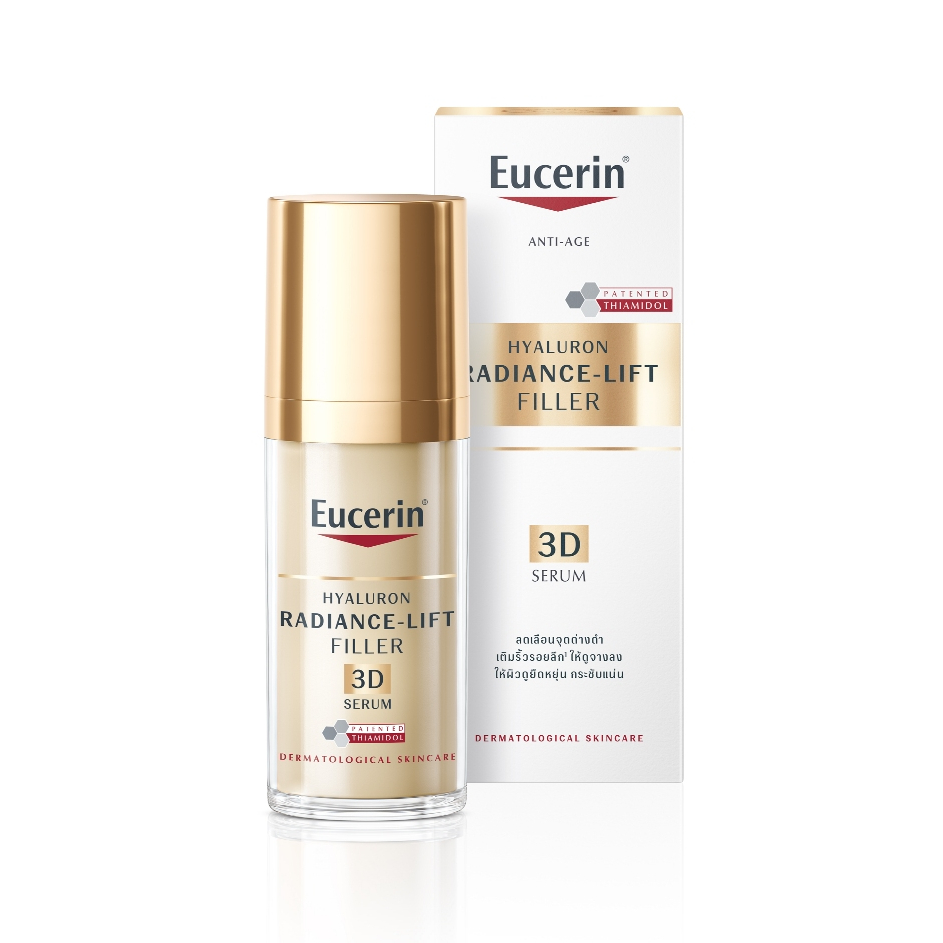 Eucerin Hyaluron [HD] Radiance-Lift Filler 3D Serum 30 ml. เป็นเซรั่มลดเลือนริ้วรอยและจุดด่างดำ