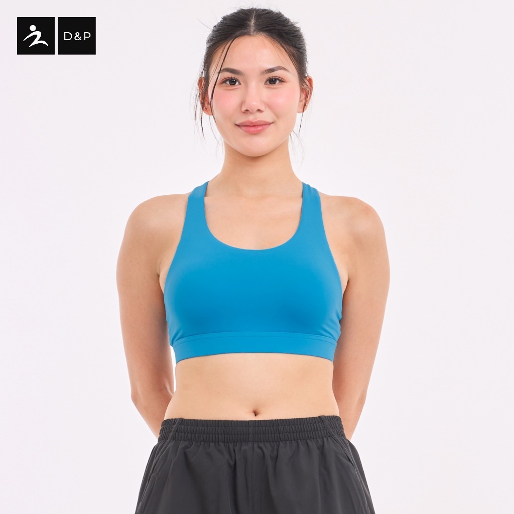 D&P Sport  Sport Bra | D-7763 สปอร์ตบรา ไร้โครง กระชับ เก็บเนื้อส่วนเกินได้ดี