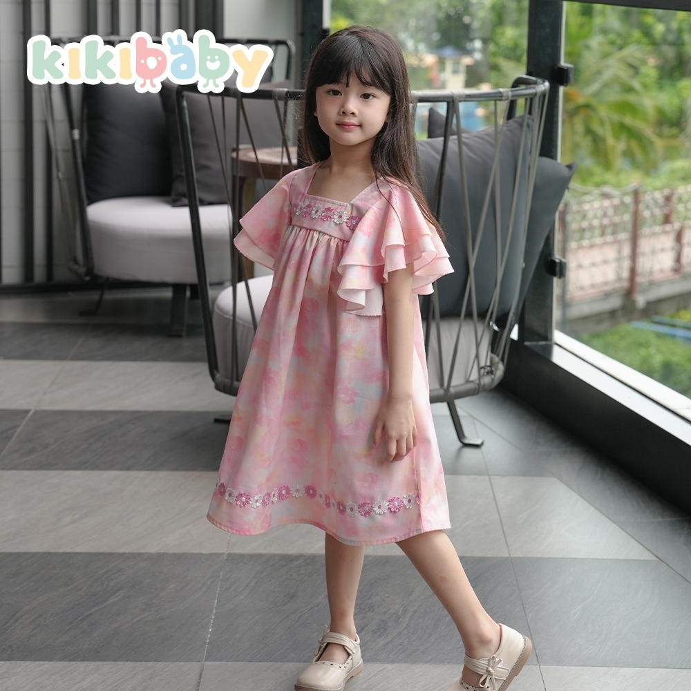 Kiki Baby فستان صيفي بنات بالزهور (90-150) — صورة 4