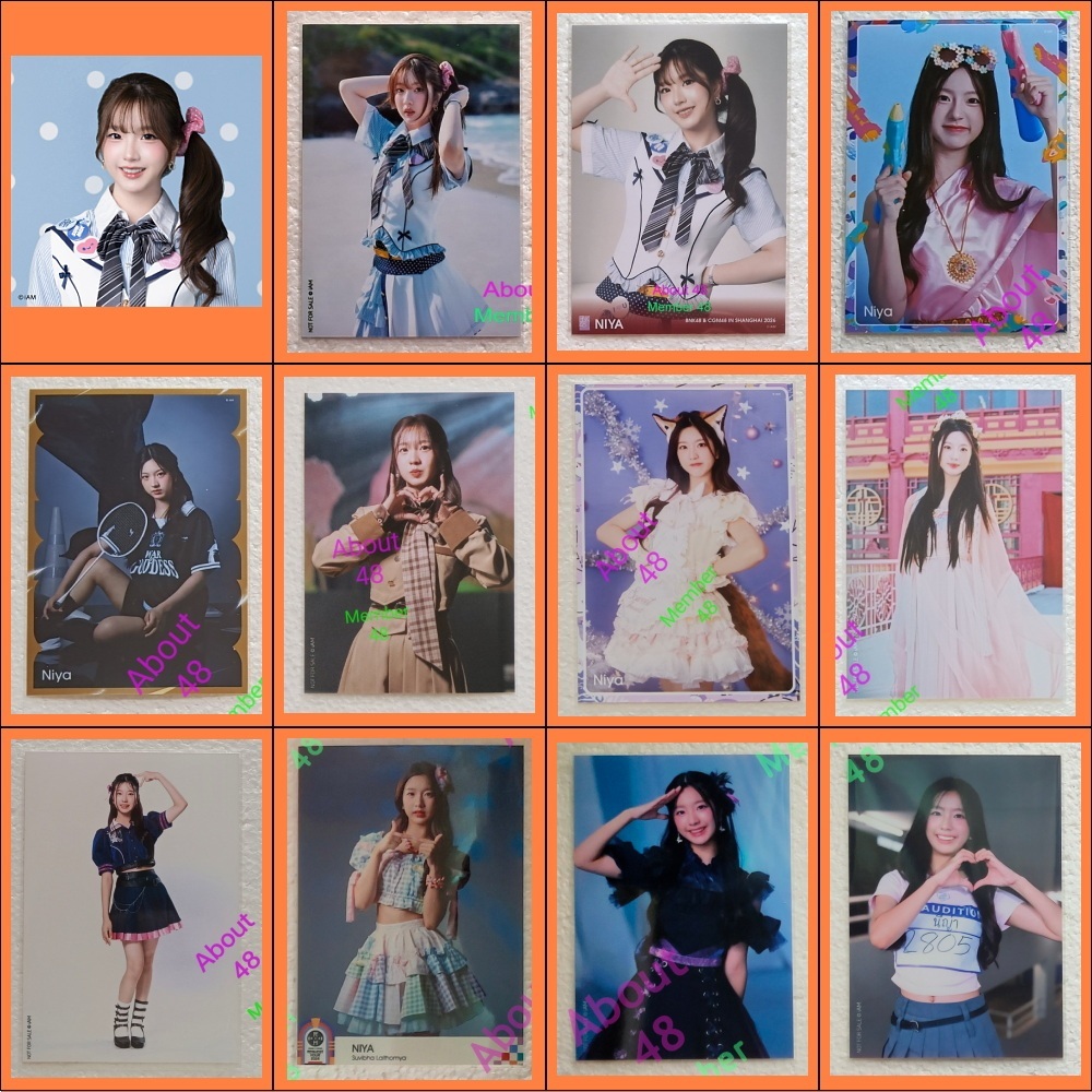 นีญ่า BNK48 (2) รูปปก รูปสุ่ม Ponytail Matsuri Kangaroo Mirai to wa Niya Bnk รุ่น5 (2)