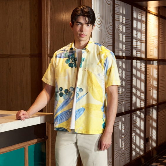 GQ قميص هاواي كلاسيكي Summer — صورة 7