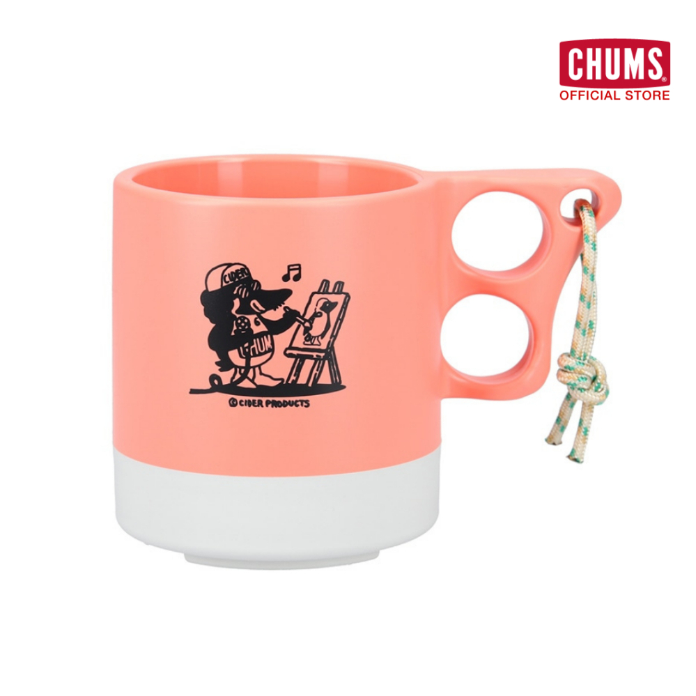 CHUMS | Kaseki Cider Camper Mug Cup / แก้วมัคแคมป์ปิ้ง 250ml น้ำหนักเบา ลายคอลแลบศิลปิน Kaseki Cider