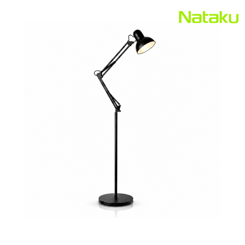 โคมไฟตั้งพื้น โคมไฟห้องนอน floor lamp ปรับความสูงได้ รองรับหลอดไฟขั้ว E27 ปรับได้ 360 องศา Simple Light