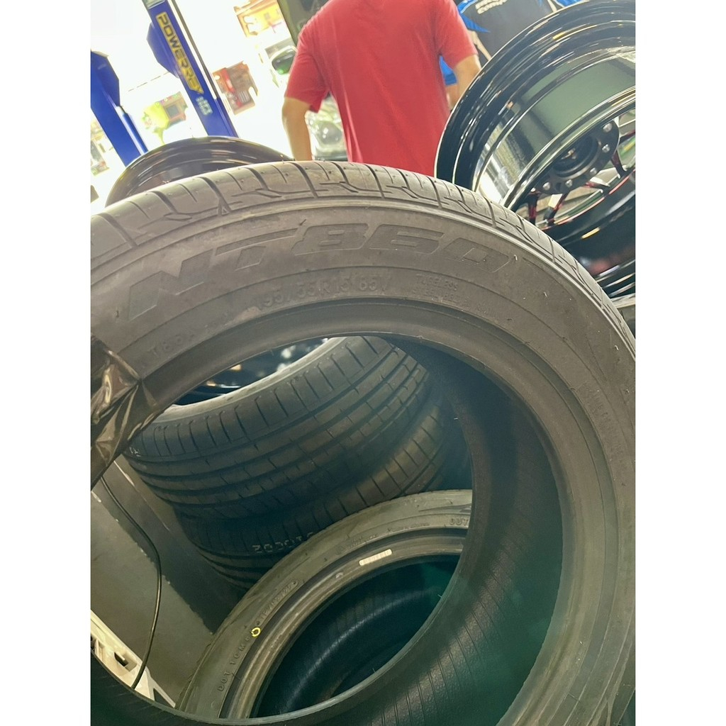 พร้อมติดตั้ง นิตโตะ 195/55R15 NT860 ยางญี่ปุ่น Nitto มีรับประกัน ยางใหม่ ยางใหม่ค้างปี พร้อมติดตั้ง