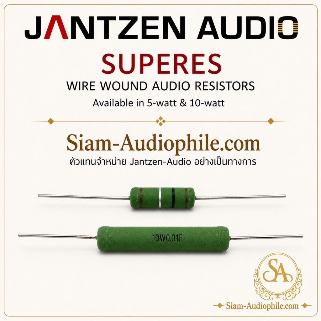 Jantzen Audio SUPERES WIRE WOUND AUDIO RESISTORS