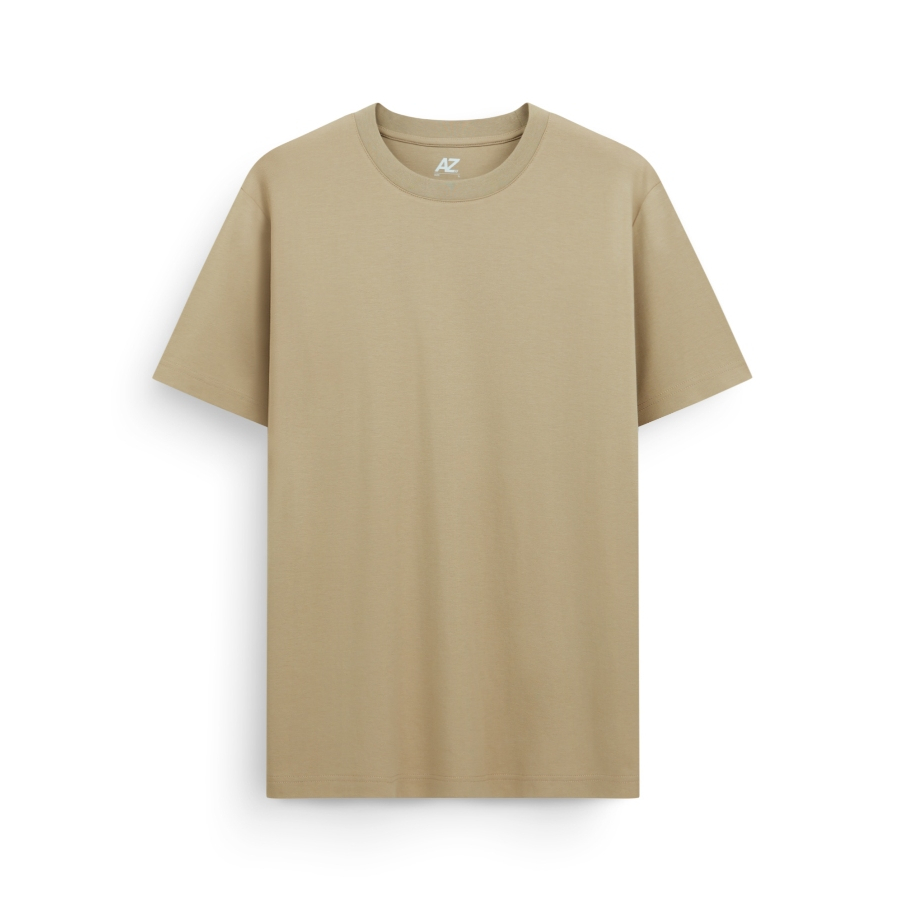 AIIZ เสื้อยืดผู้ชายคอกลมแขนสั้น รูปที่ 4