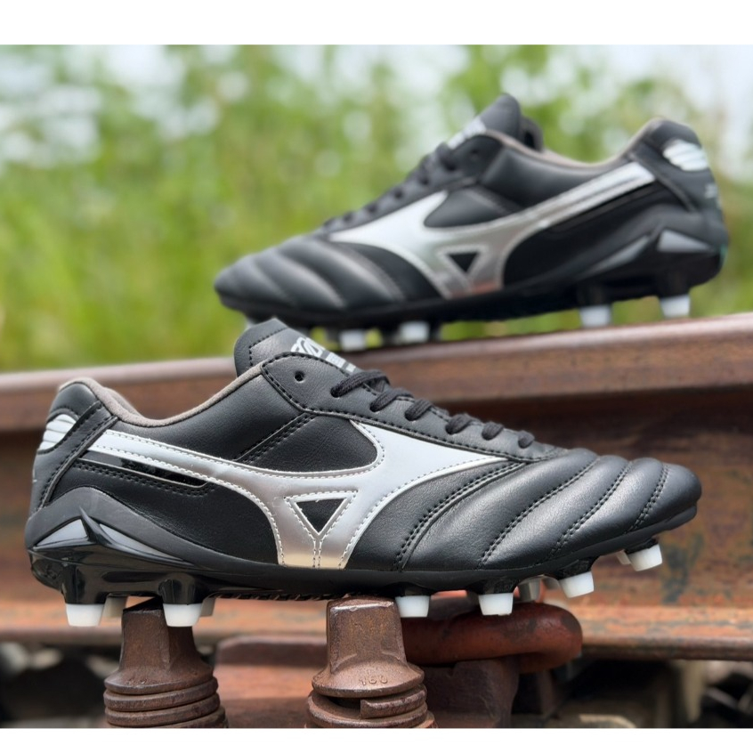 รองเท้า สตั๊ด ฟุตบอล นก มิซูโน่ Mizuno Morelia Dna Jp Fg - หนังวัวแท้ฟอกนุ่ม แถม ถุงผ้า ดันทรง กล่อง