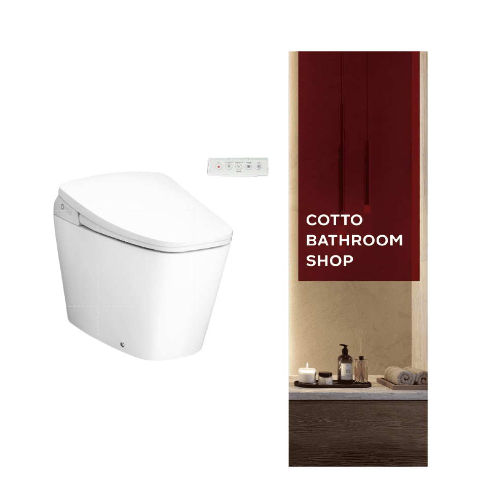 COTTO สุขภัณฑ์ไฟฟ้าอัตโนมัติ รุ่น C10207 VERZO 3.8L