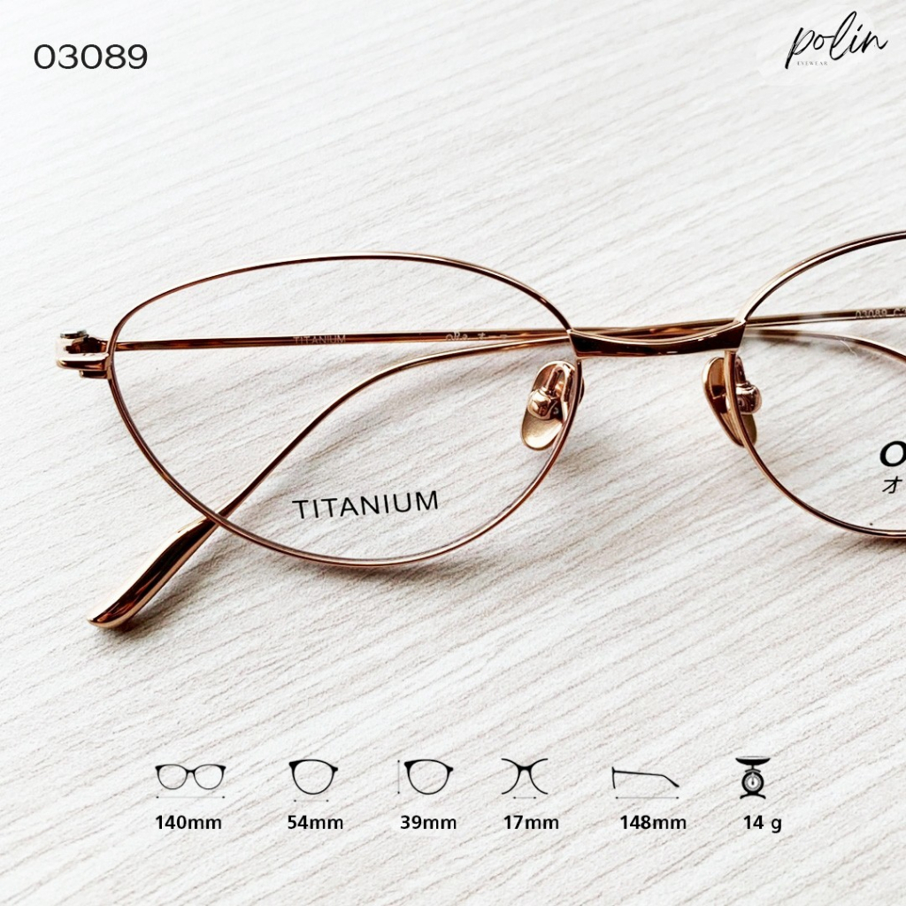 Polin oRa إطار نظارة تيتانيوم 03089 — صورة 5