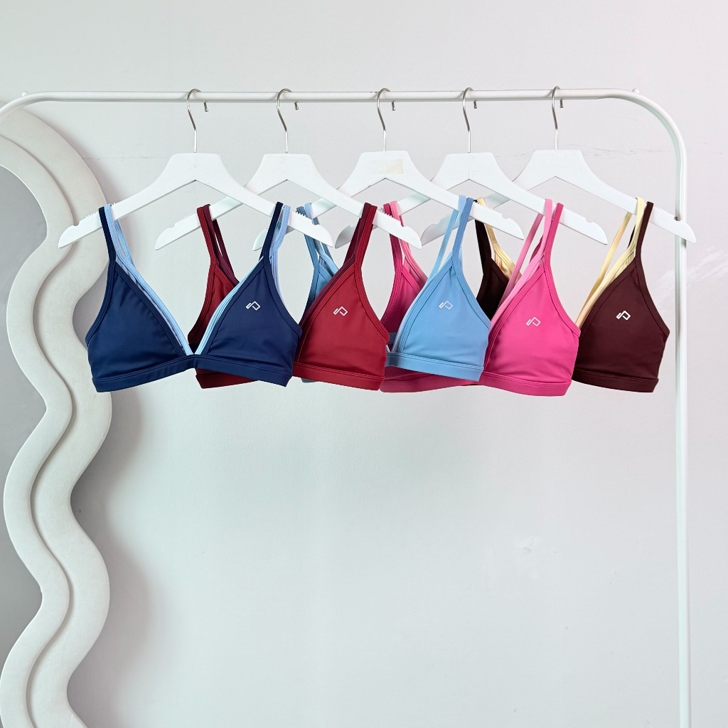 Planky Sports bra (YOGA/ อ352 ) บราจิ๋ว ทรงสวย กระชับใส่สบาย ฟิตเนส บราออกกำลังกายผู้หญิง