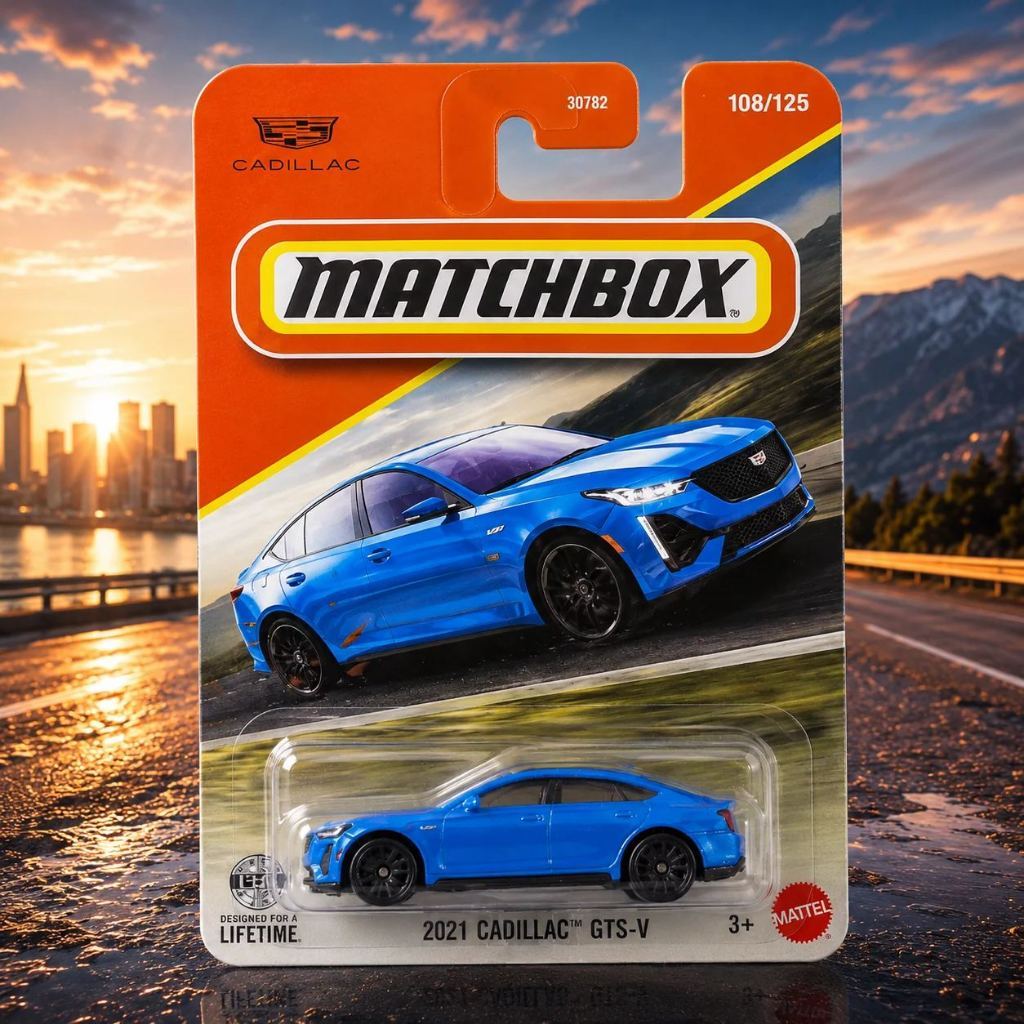 MATCHBOX : รุ่น CADILLAC CT5-V โมเดลรถเหล็ก ของเล่น ของสะสม ลิขสิทธิ์แท้ (ในร้านมีให้เลือกมากกว่า500แบบ) MB2D5