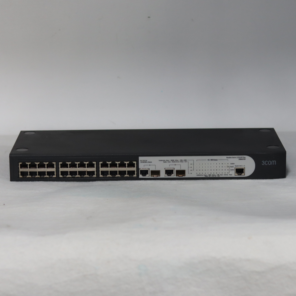 3Com Baseline Switch 2226-SFP Plus (3CBLSF26) Network Switch ขนาด 24 พอร์ต