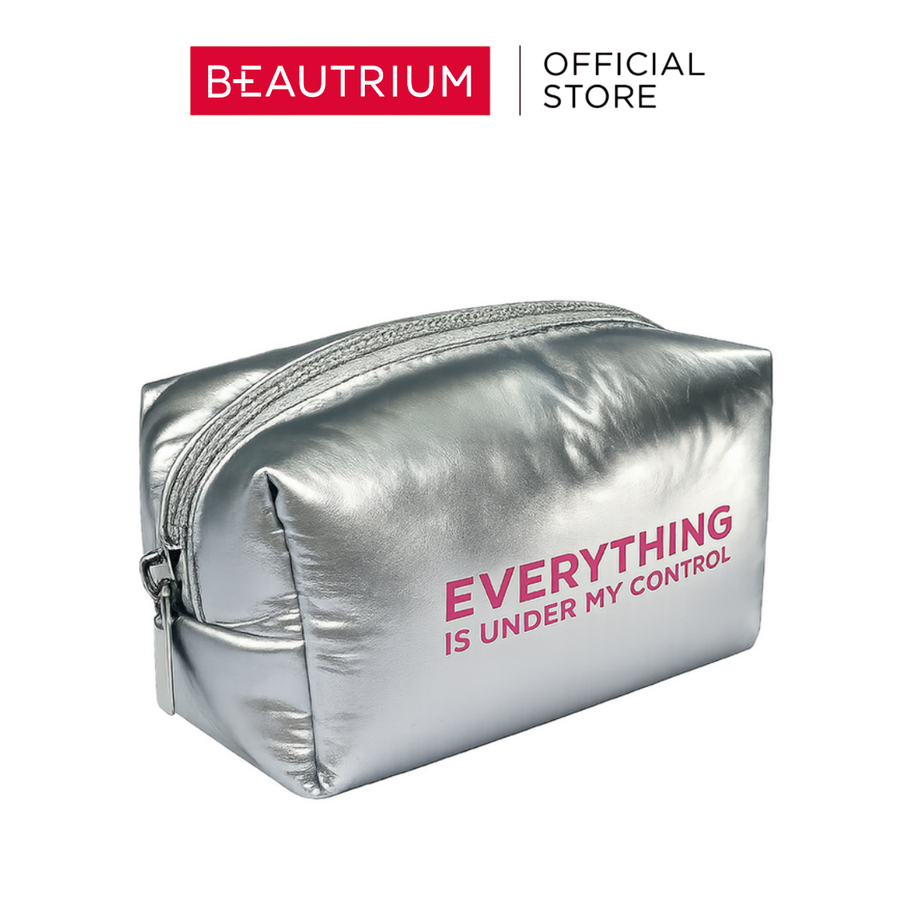 (สินค้าของแถม) L'ORÉAL PARIS LOREAL MAKEUP Everything Silver Pouch 1pc