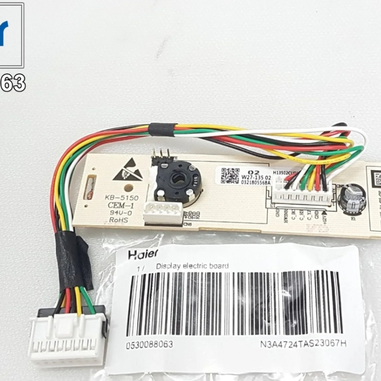 Haier/อะไหล่เเท้ศูนย์/แผงวงจรตู้เย็นไฮเออร์/0530088063ใช้กับรุ่นHRF-THM18NS CRFTM189OFFI และรุ่นอื่น