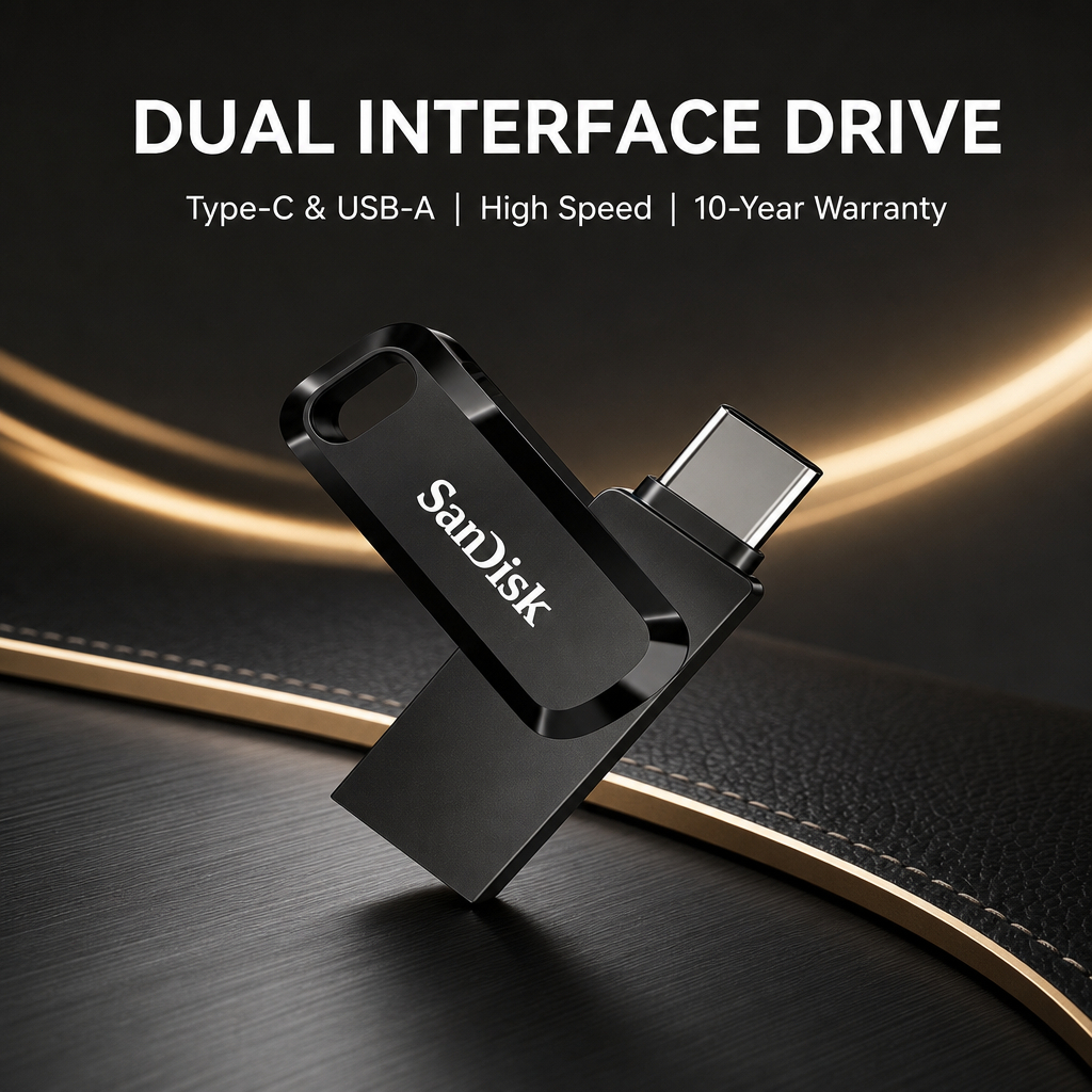 SanDisk Ultra Dual Drive Go 32GB/64GB/128GB/256GB/512GB/1TB USB 3.1 Gen1 Flash Drive Type-C Speed 150mb/s