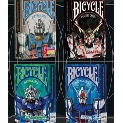 Bicycle Playing Cards Mobile Suit Gundam ( OO , Seed , Unicorn , 0079 )
