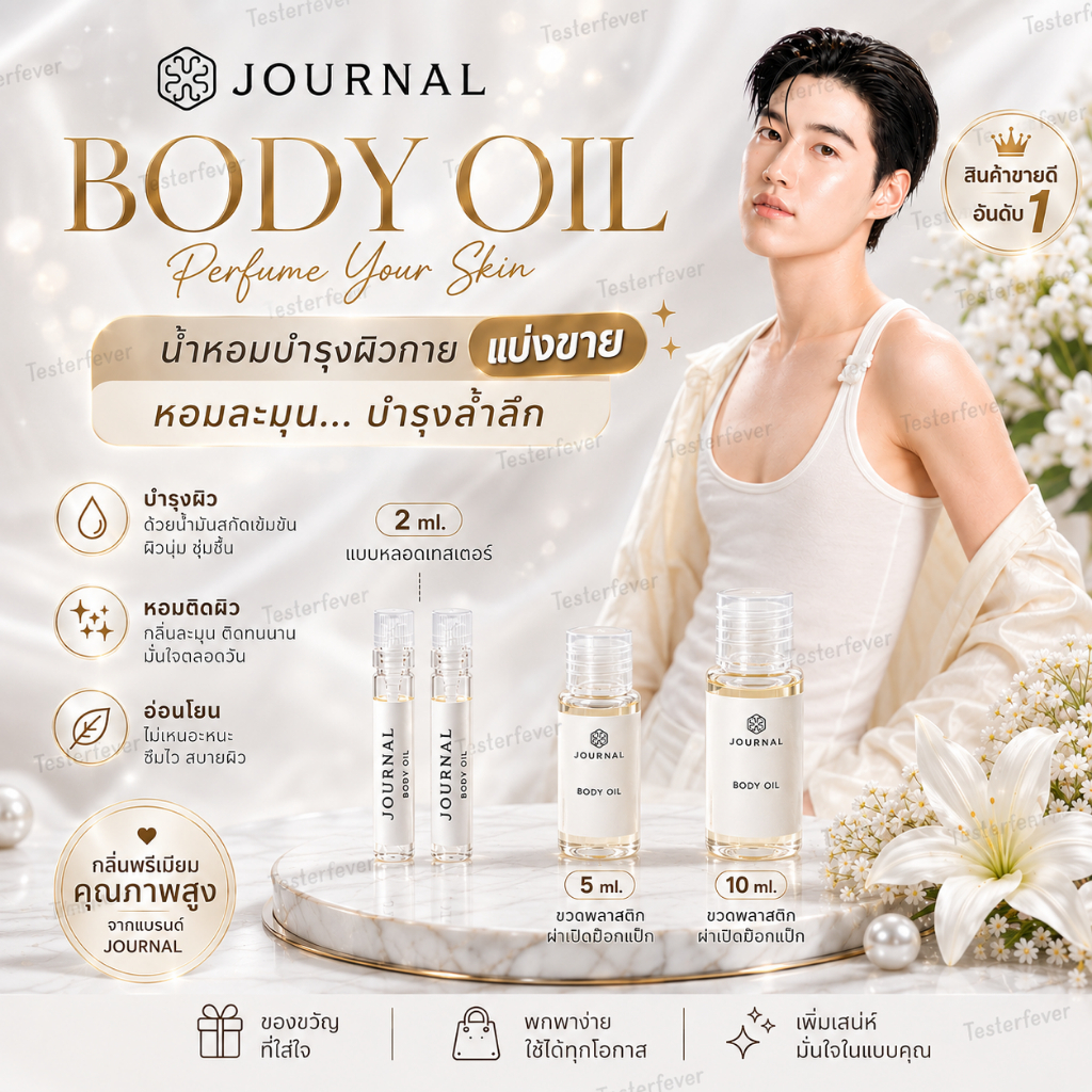 Journal Body Oil แบ่งขาย ขนาด 2ml. 5ml. 10ml.
