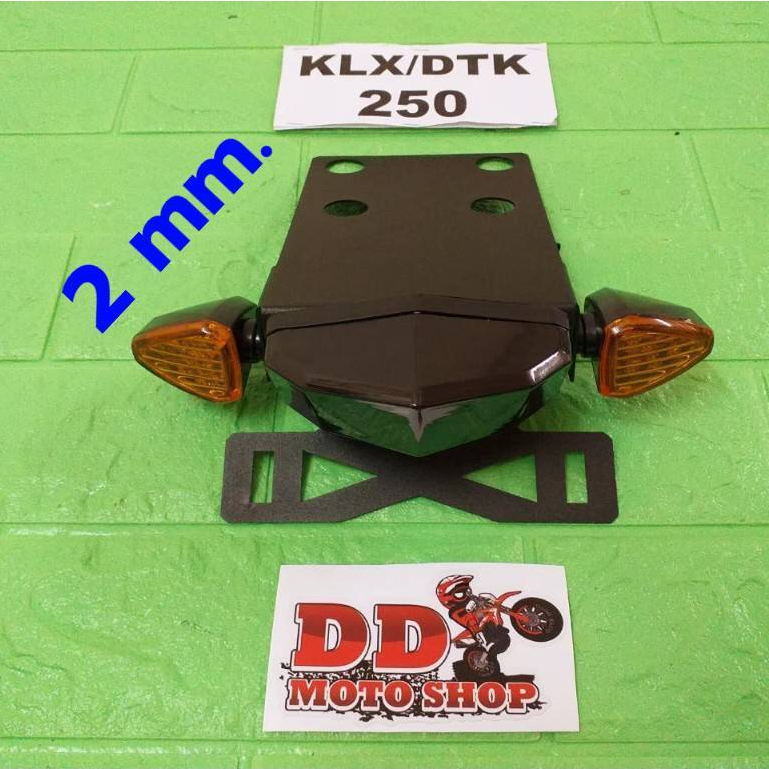 ท้ายสั้น KLX250 DTK250 DTRACKER250 #ใส่ไฟเลี้ยวแต่ง #โครงเหล็กหนา 2.0 mm ไฟท้าย KLX250 DTK250