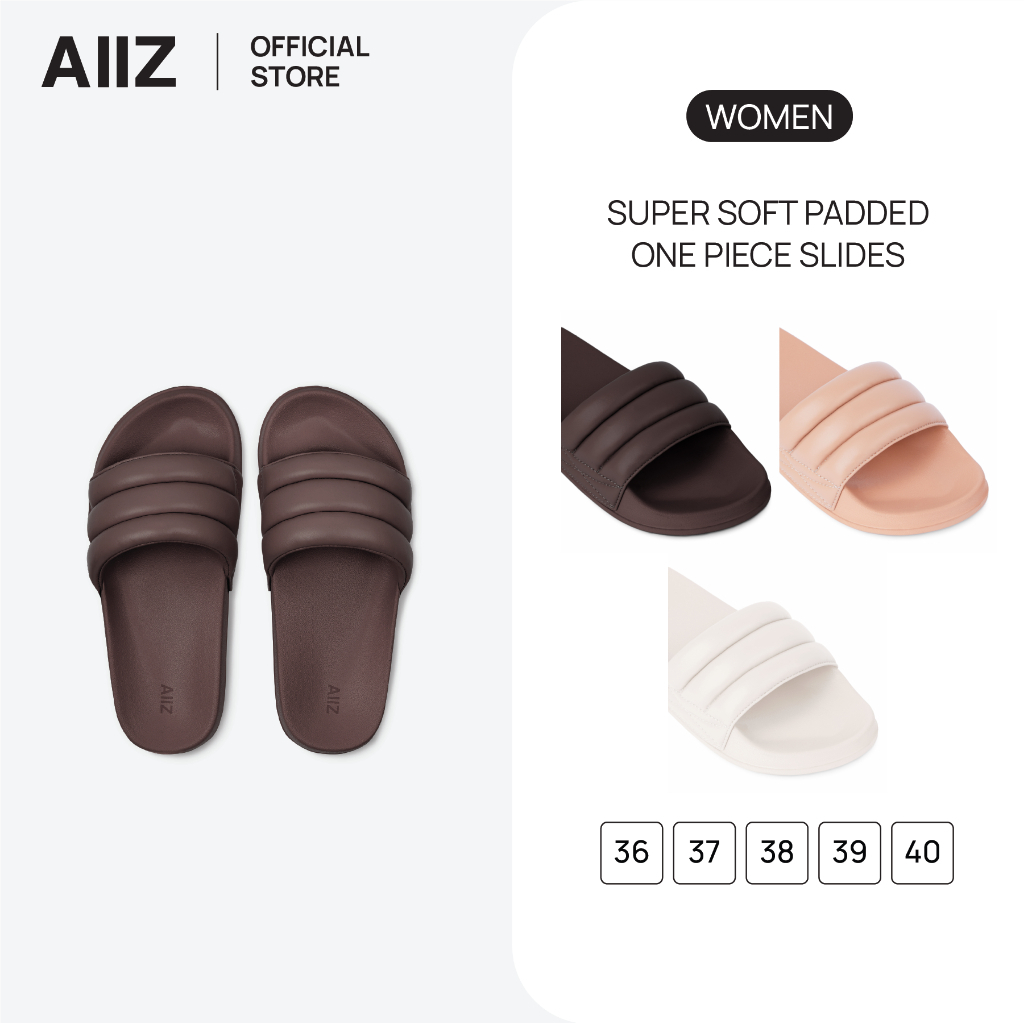 AIIZ รองเท้าแตะแบบสวม นุ่มพิเศษ