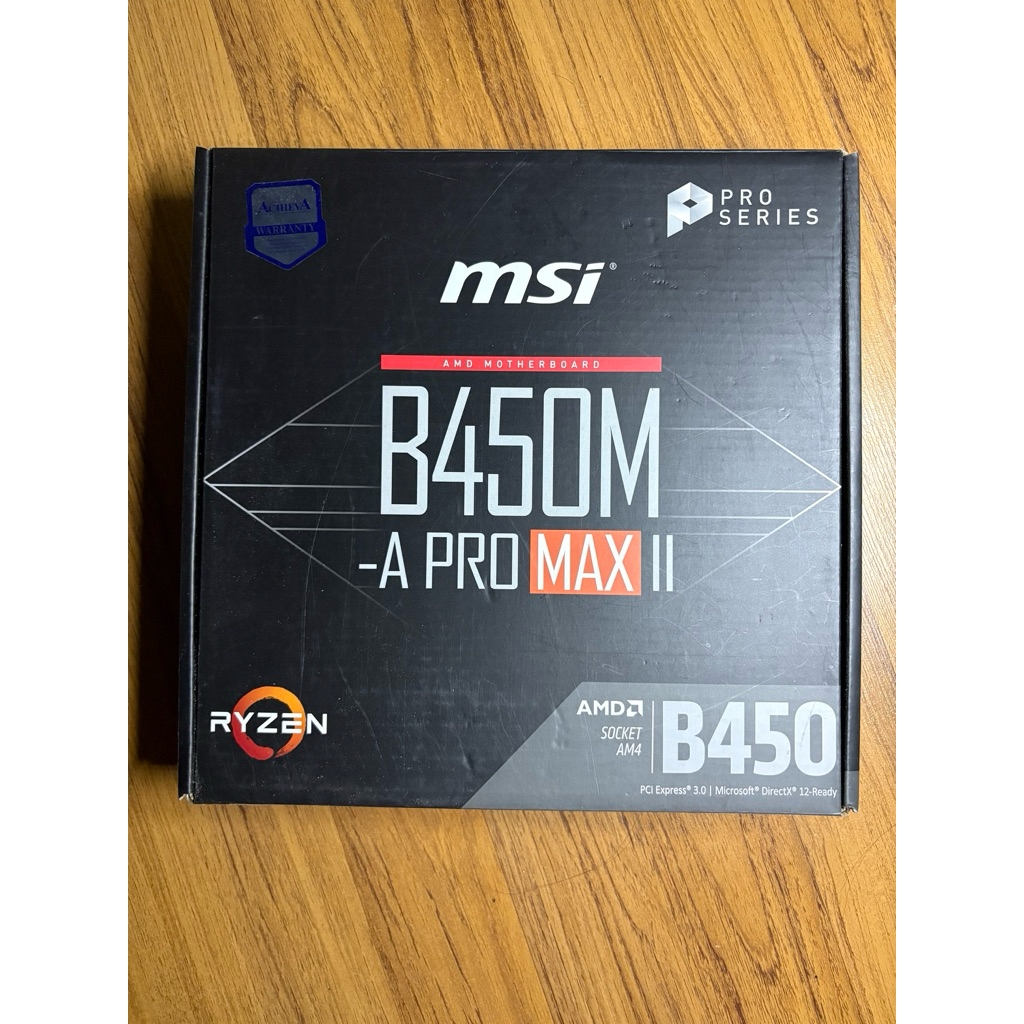 MAINBOARD (เมนบอร์ด) AM4 B450M-A PRO MAX II