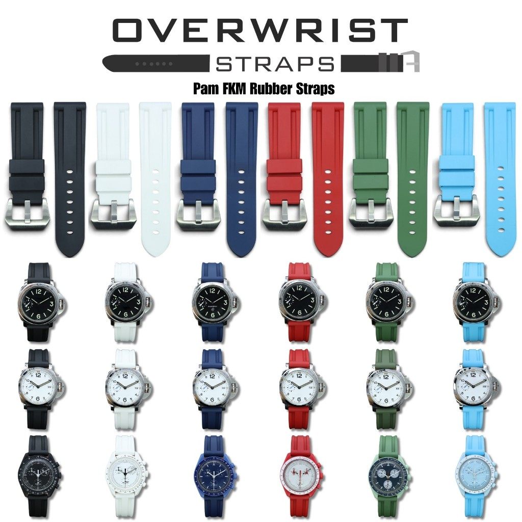 สายนาฬิการุ่น PAM FKM Rubber Straps