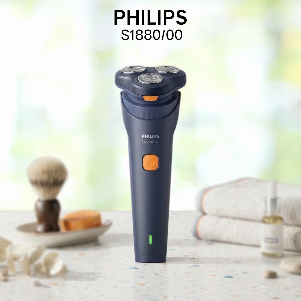 เครื่องโกนหนวดไฟฟ้า PHILIPS รุ่น S1880/00 สีน้ำเงินเข้ม