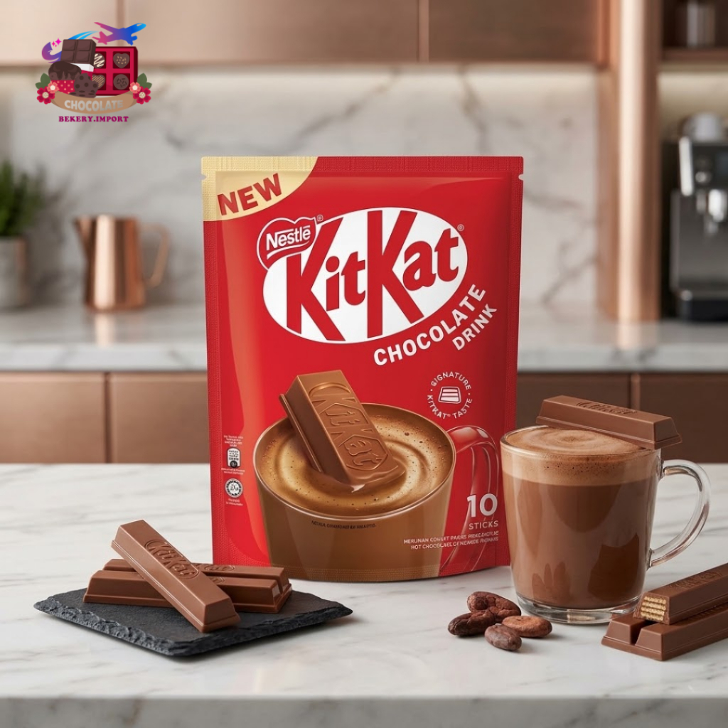 (EXP.30/09/26) KitKat Chocolate Drink 🍫 เครื่องดื่มช็อกโกแลตปรุงสำเร็จรส KitKat  น้ำหนัก 330 กรัม