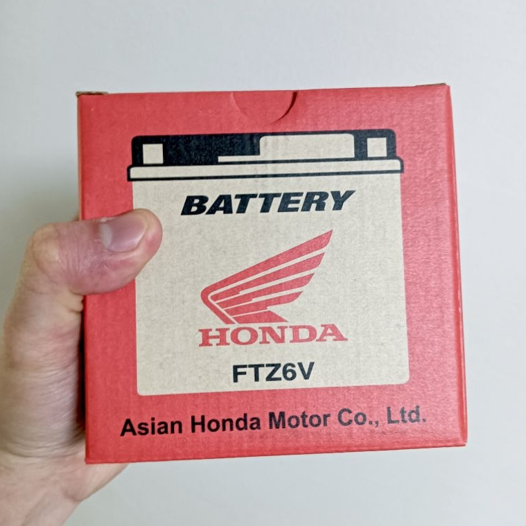 แบตเตอรี่ FTZ6V ฮอนด้า Honda แท้ ราคาถูก คุณภาพดี ส่งเร็ว ส่งไว ขอบคุณครับ🙏