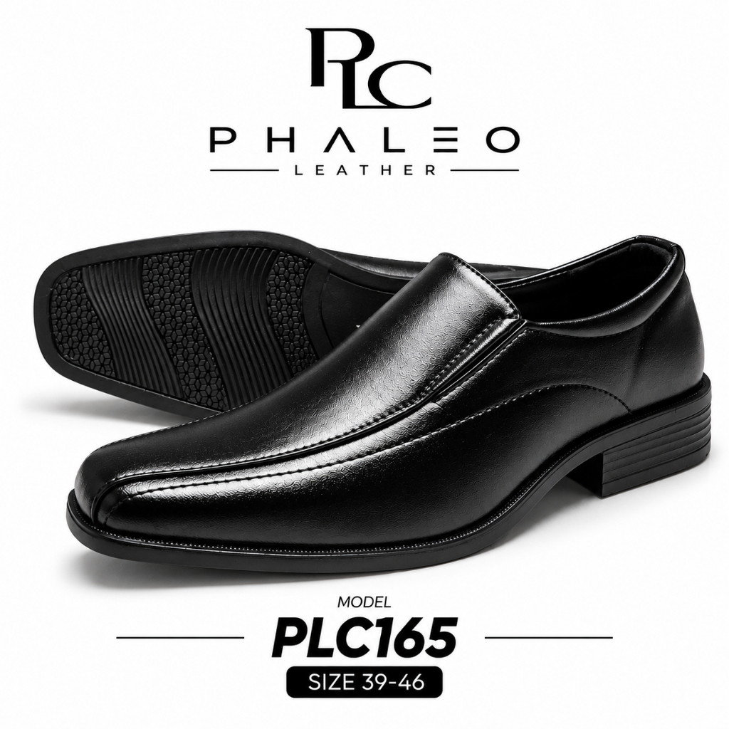 PHALEO รองเท้าคัชชูหนังเกรดพรีเมี่ยม รุ่น PLC165 ไซส์ 39-46